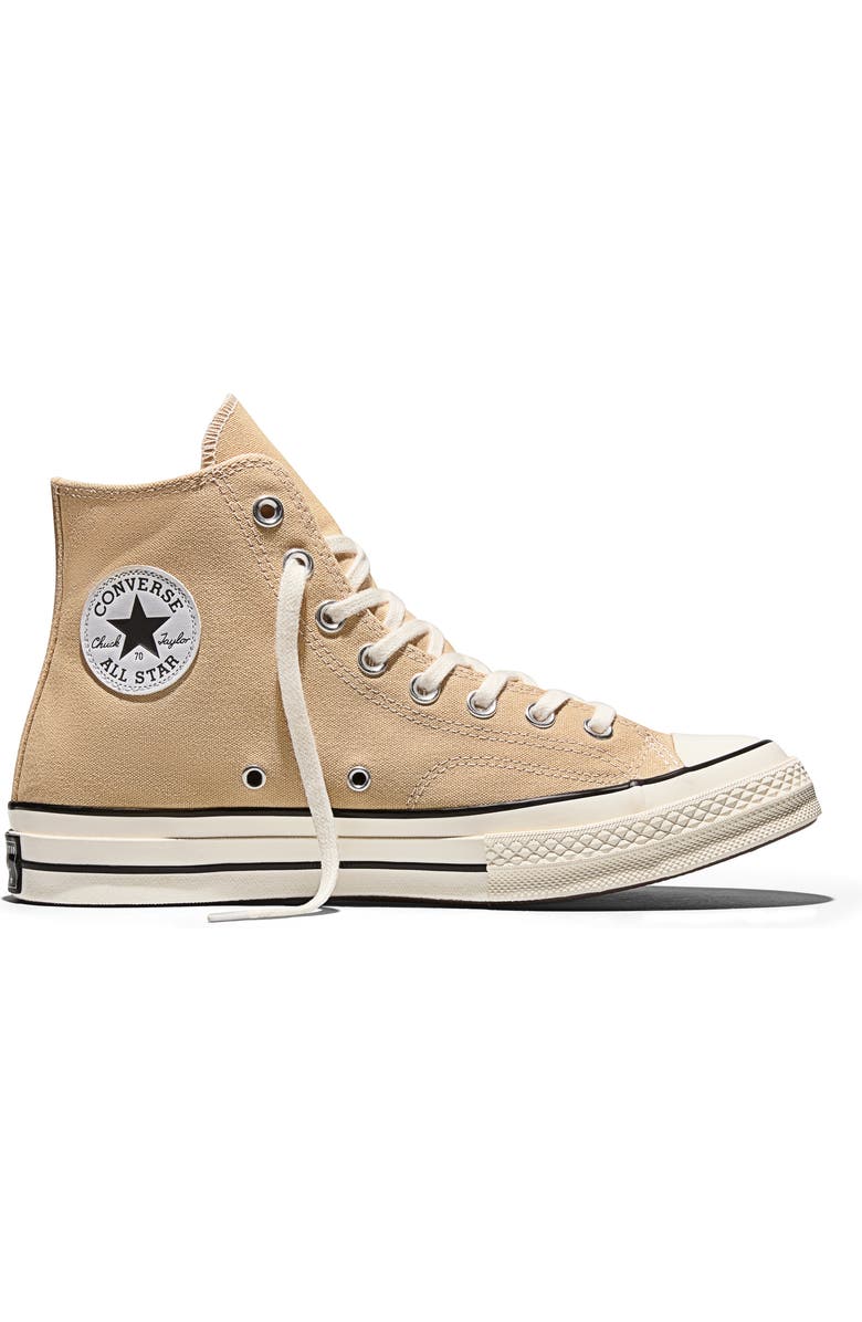 Converse Chuck Taylor<sup>®</sup> All Star<sup>®</sup> 70 High Top Sneaker, Alternate, color, Hay Day/ Egret/ Black