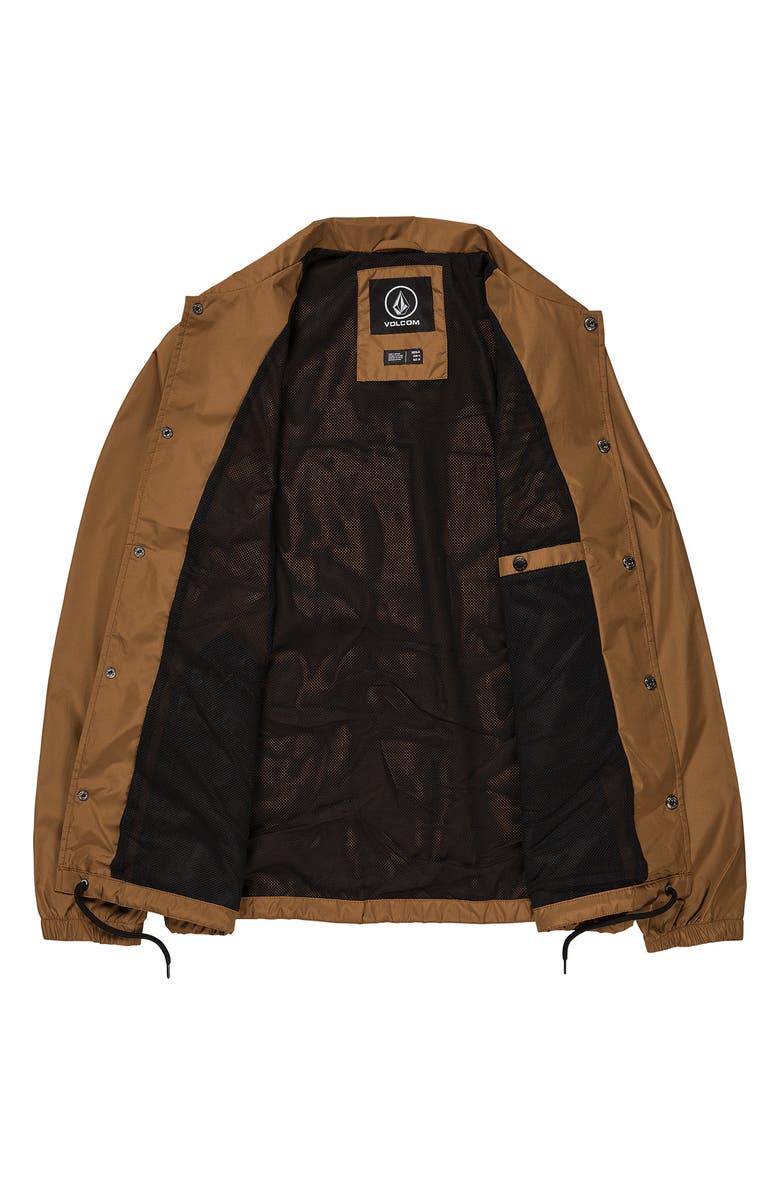 Volcom Skate Vitals Water Resistant Coach Jacket, Alternate, color,