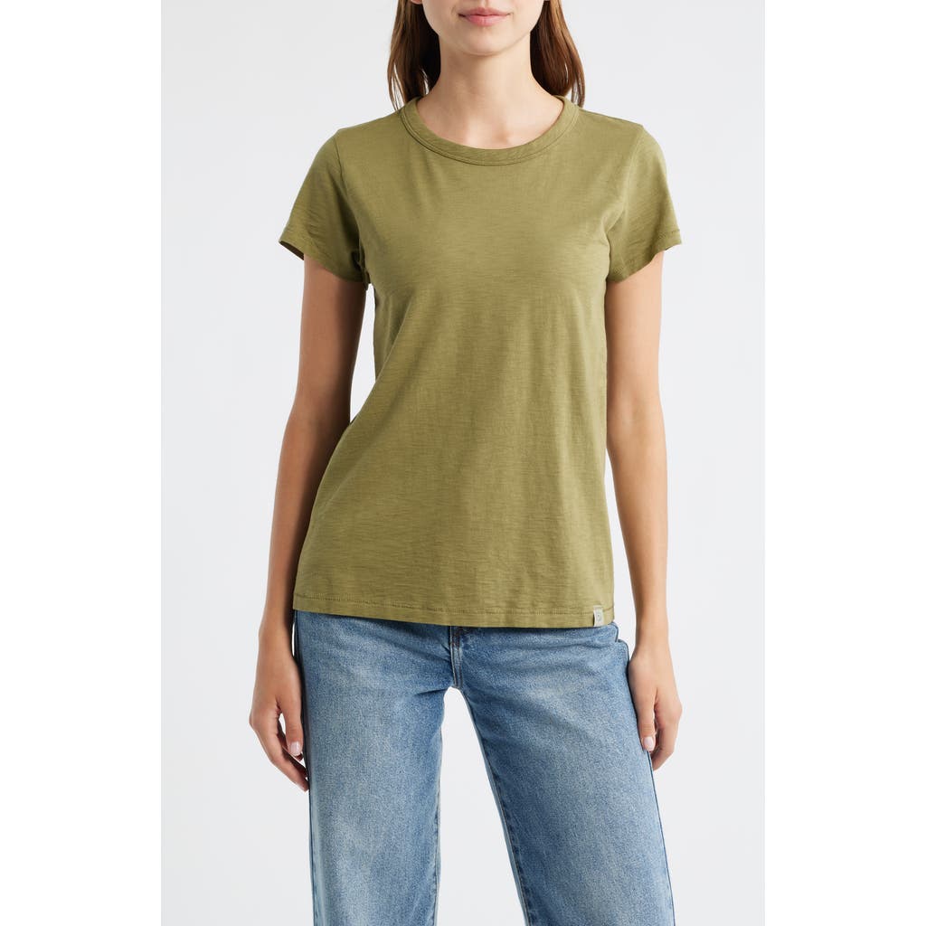 Rag & Bone The Slub Cotton T-shirt In Green