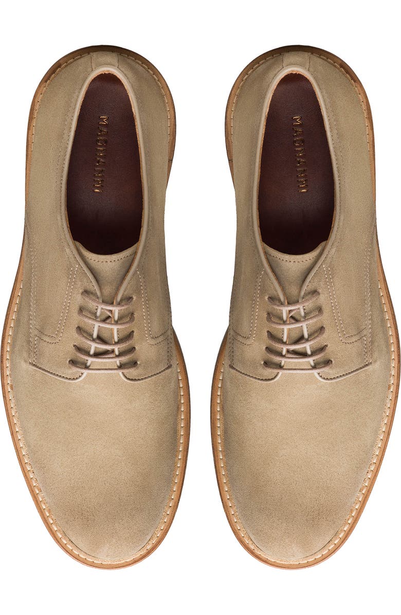 Magnanni Marton Suede Derby, Alternate, color, Taupe Suede