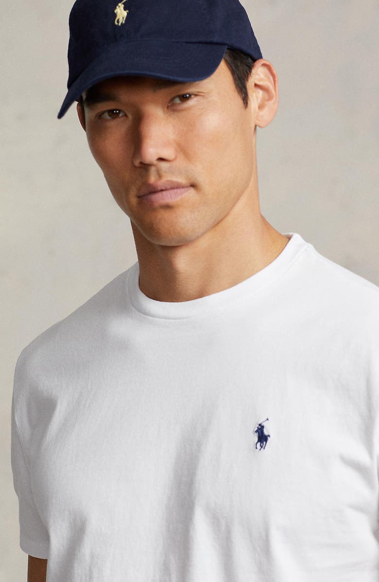 Polo Ralph Lauren Classic Fit Jersey Crewneck T-Shirt, Alternate, color, White
