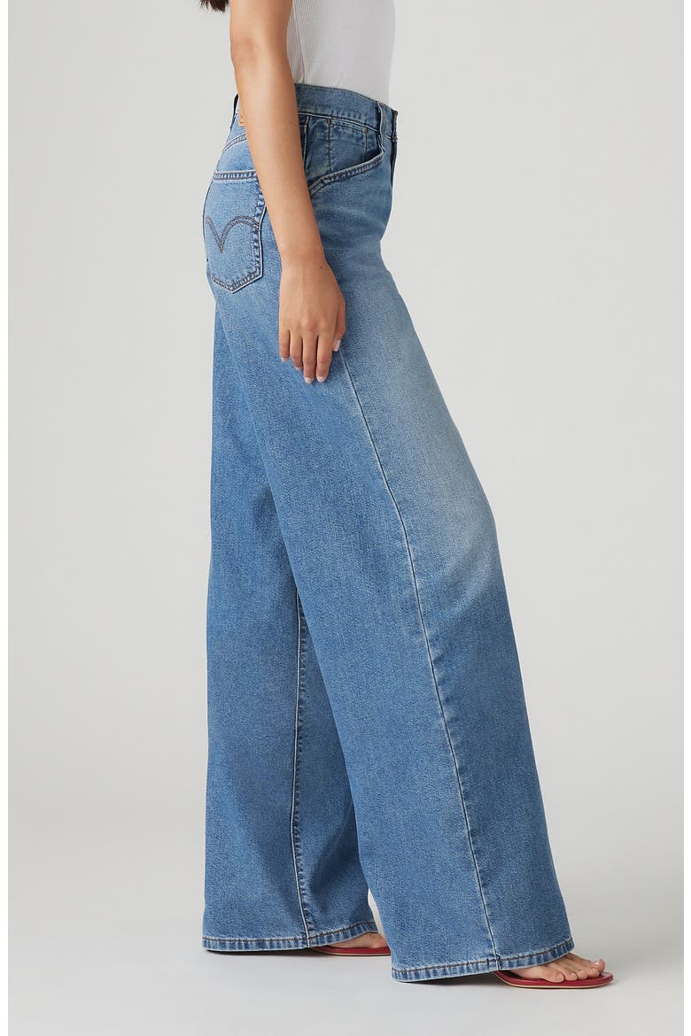 94 Mid Rise Baggy Wide Leg Jeans, Alternate, color, COOL VERTICAL