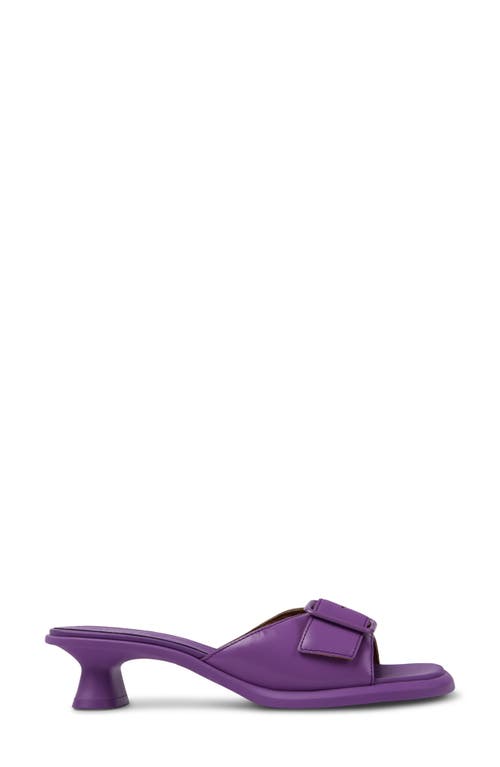 Camper Dina Slide Sandal In Bright Purple