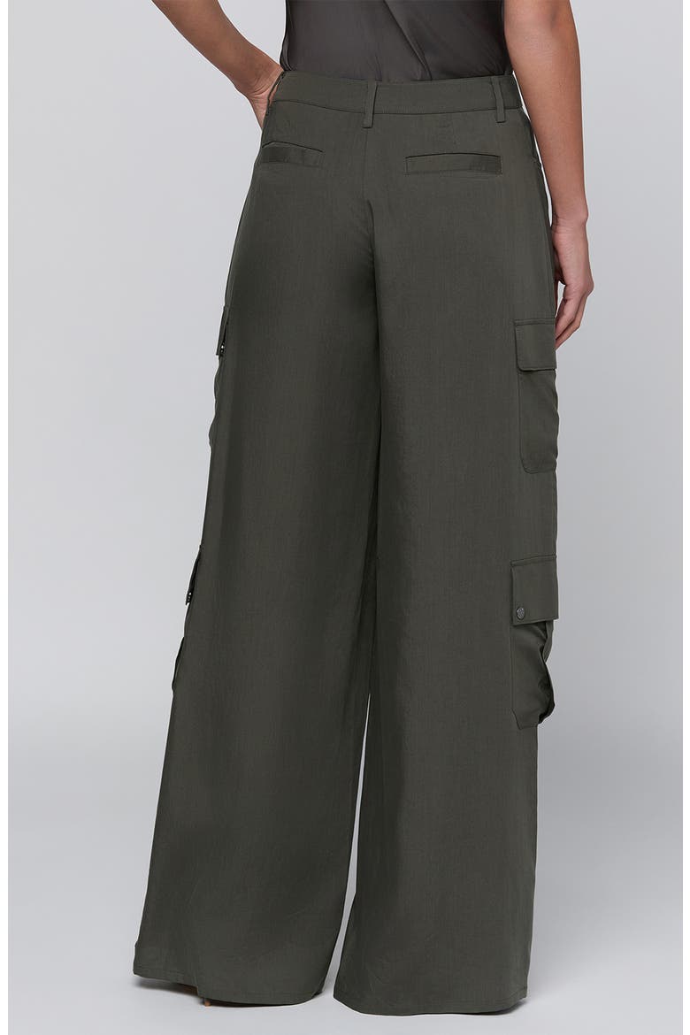 Isolde High Waist Wide Leg Cargo Pants, Alternate, color, ASH OLIVE