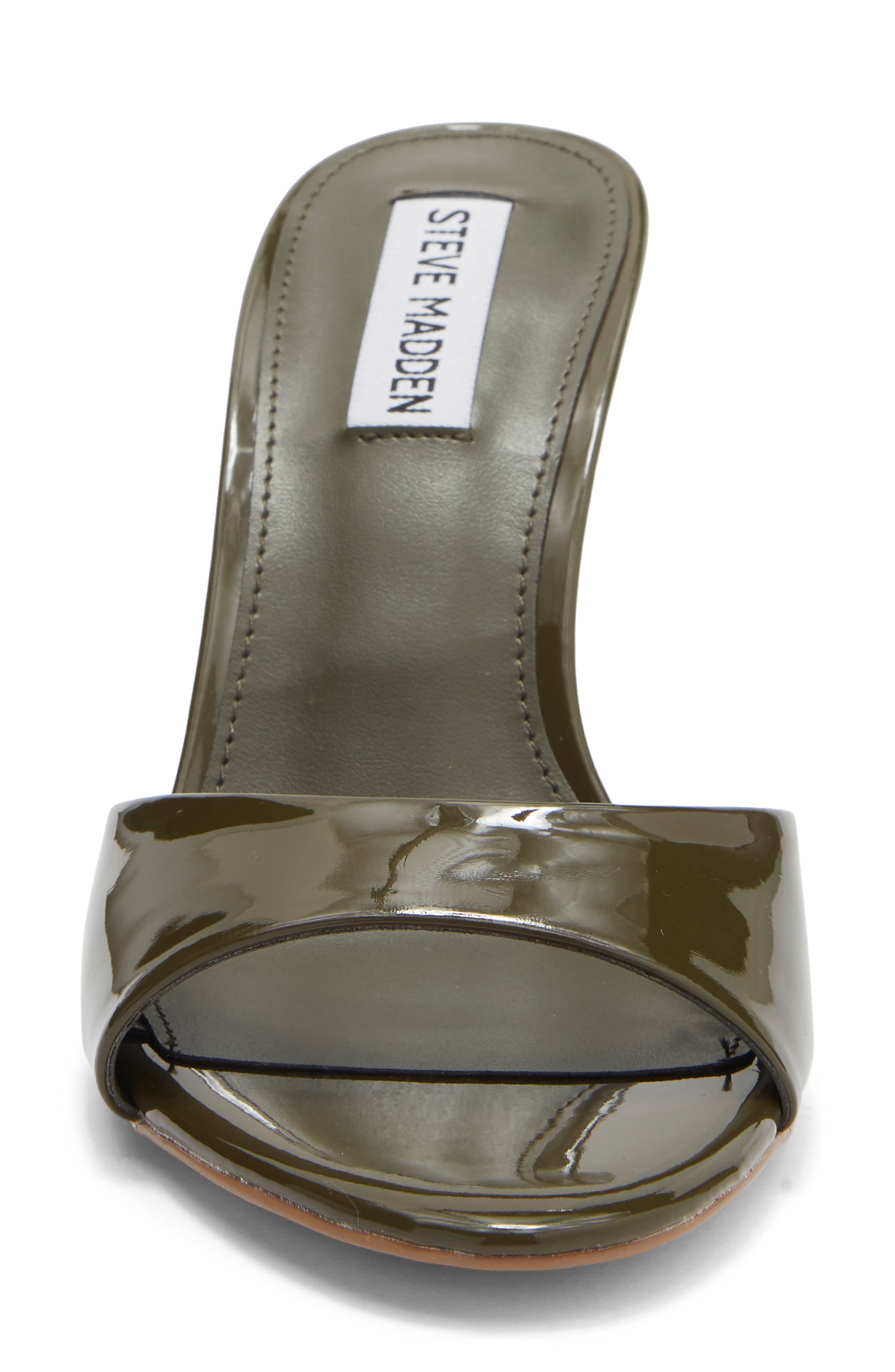 Porcha Stiletto Mule Sandal, Alternate, color, OLIVE