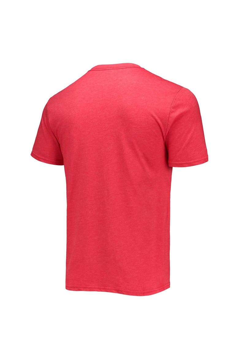 Men's Concepts Sport Heathered Charcoal/Red Dayton Flyers Meter T-Shirt & Pants Sleep Set, Alternate, color, Heather Charcoal