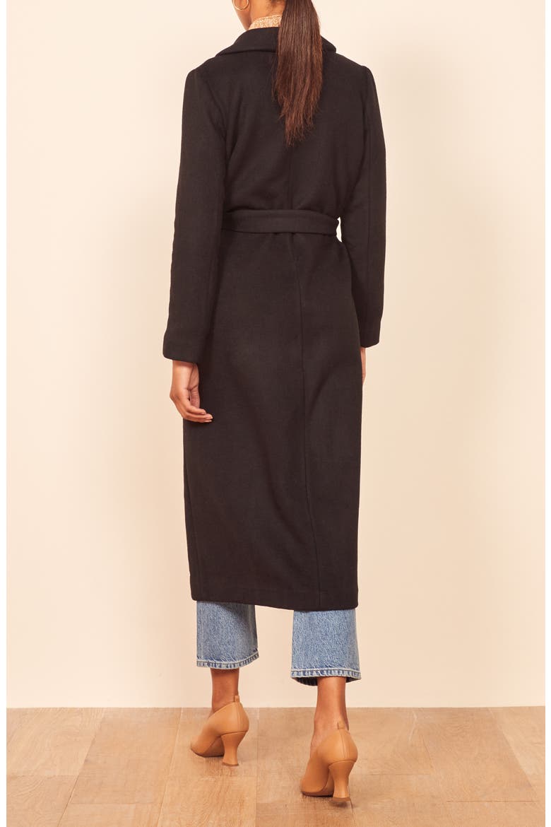 Greenwich Coat, Alternate, color, BLACK