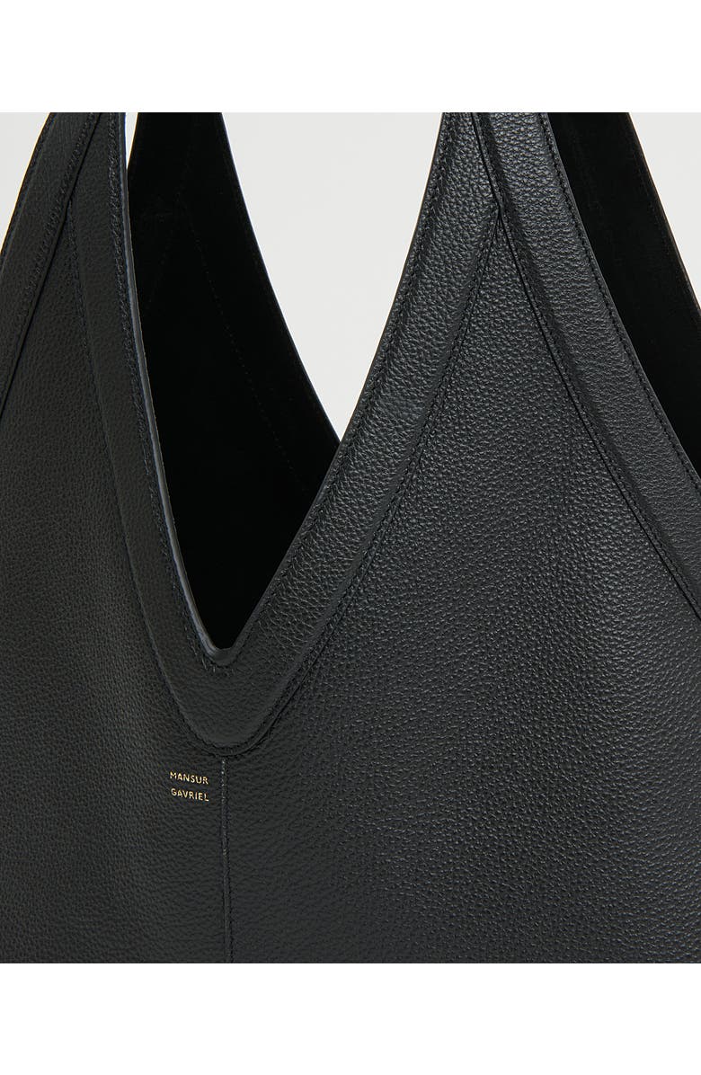 Mansur Gavriel Soft M Tote, Alternate, color, Black