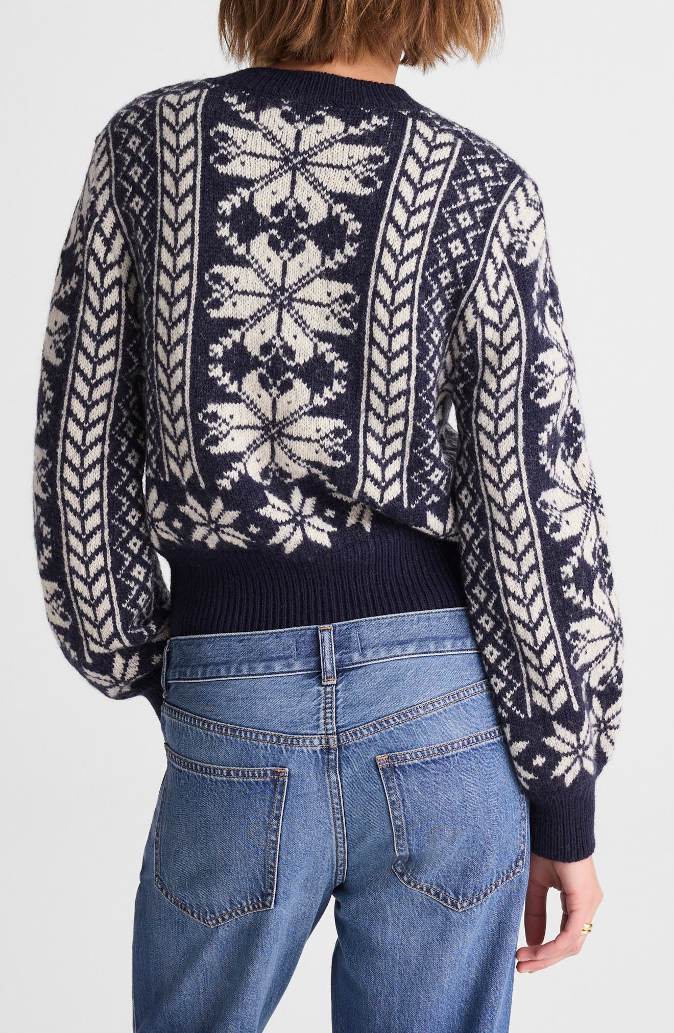Fair Isle Wool Cardigan Jacket - image 2