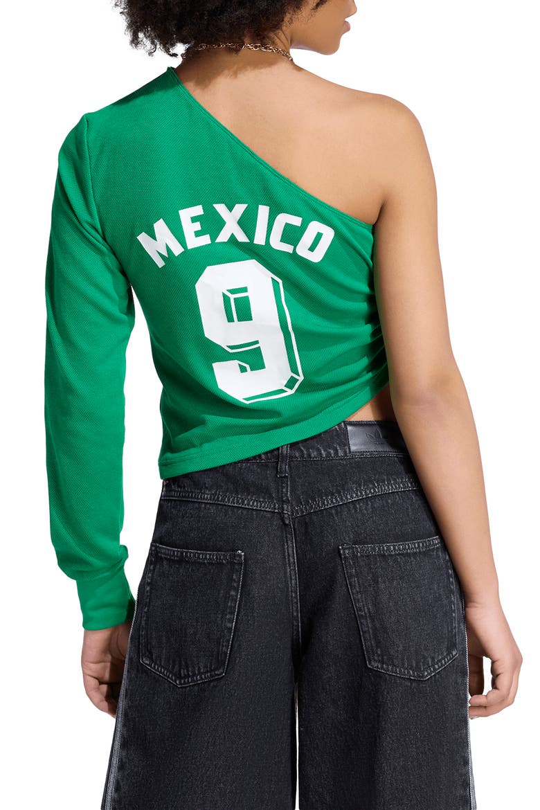 Mexico Reconstructed Off the Shoulder Bringback Jersey, Alternate, color, GREEN