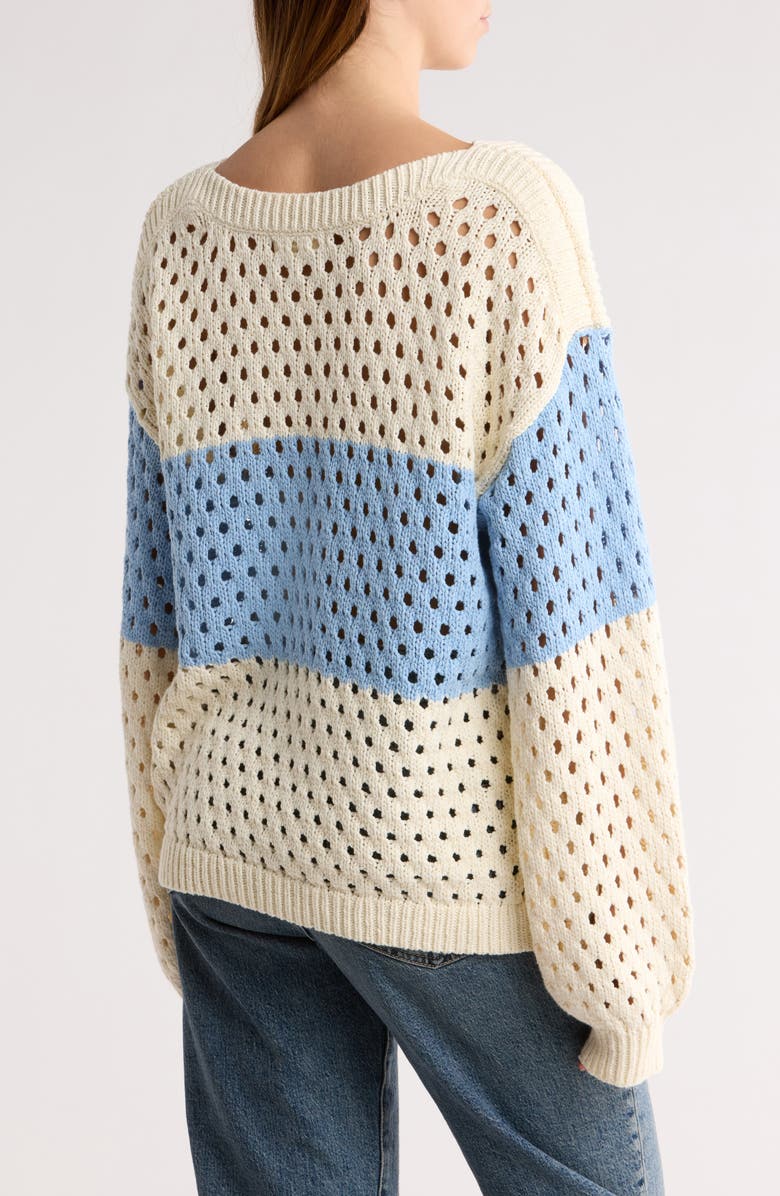 Rip Curl Desert Dreams Open Knit Sweater, Alternate, color,