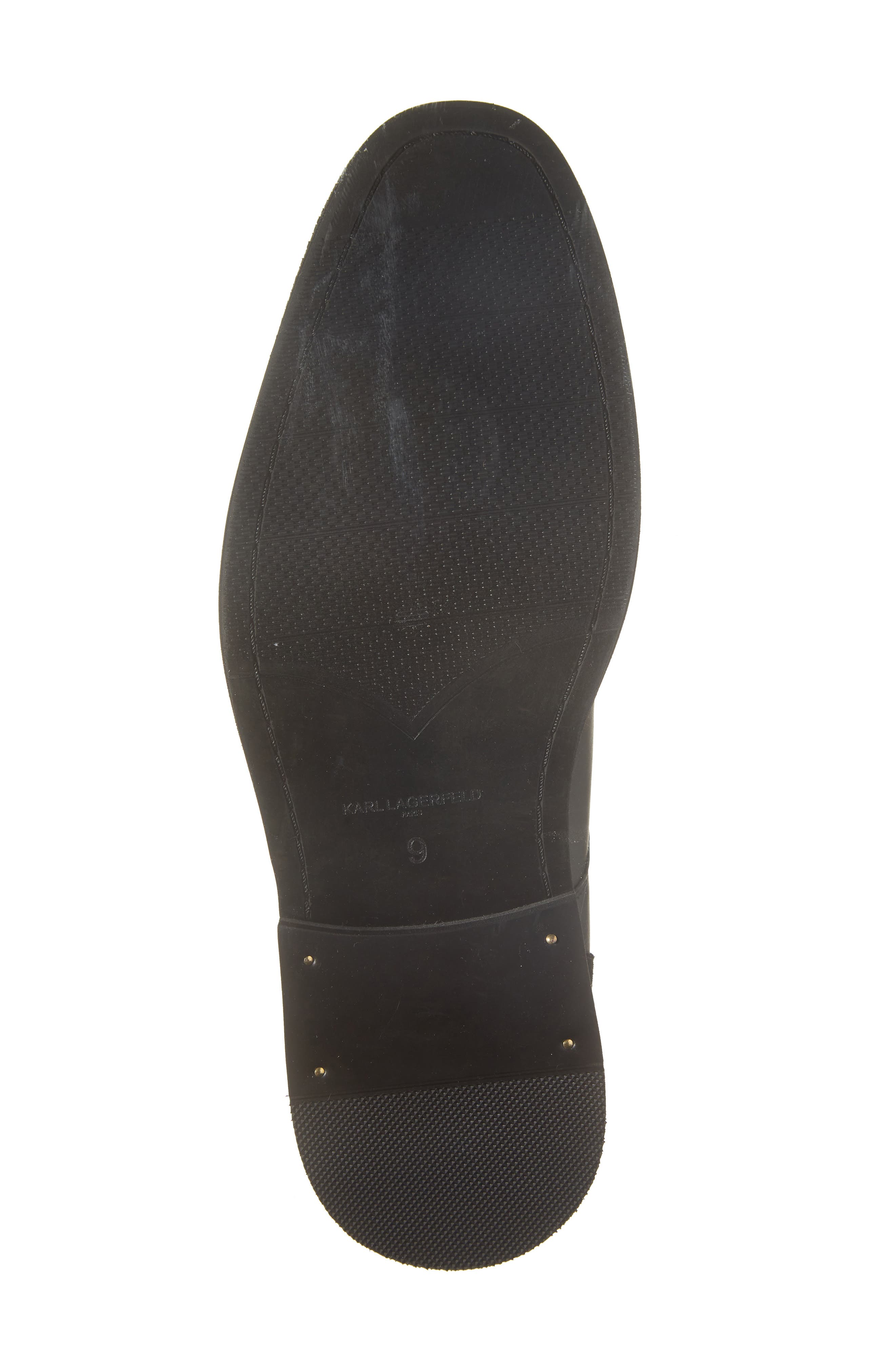 KARL LAGERFELD PARIS Cap Toe Leather Derby, Alternate, color, 