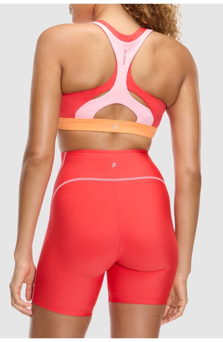 Peloton Endurance Light Double Up Bra, Alternate, color, Hibiscus