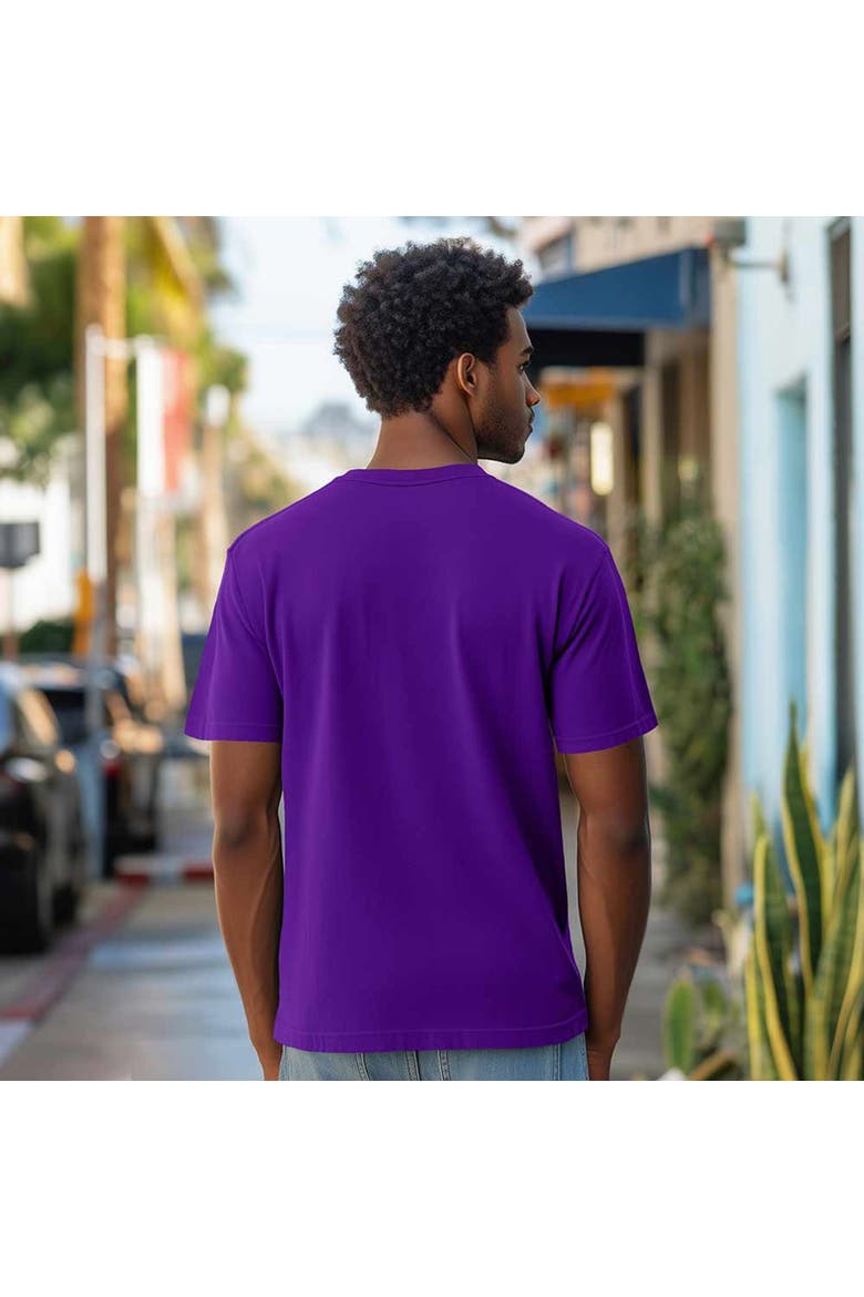 Mens Lil Smile Jersey Tee, Alternate, color, Purple