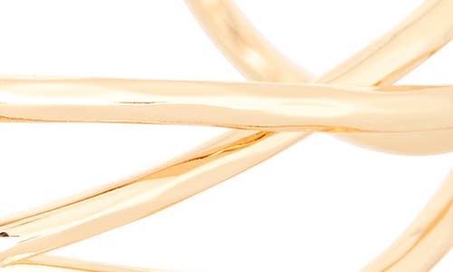 Nordstrom Rack Crossover Cuff Bracelet In Gold