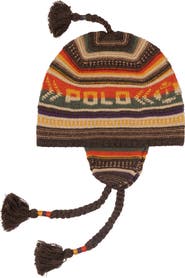 Polo Ralph Lauren Textural Stripe Earflap Hat