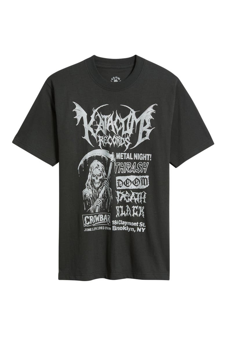 Metal Night Graphic T-Shirt, Alternate, color, VINTAGE BLACK