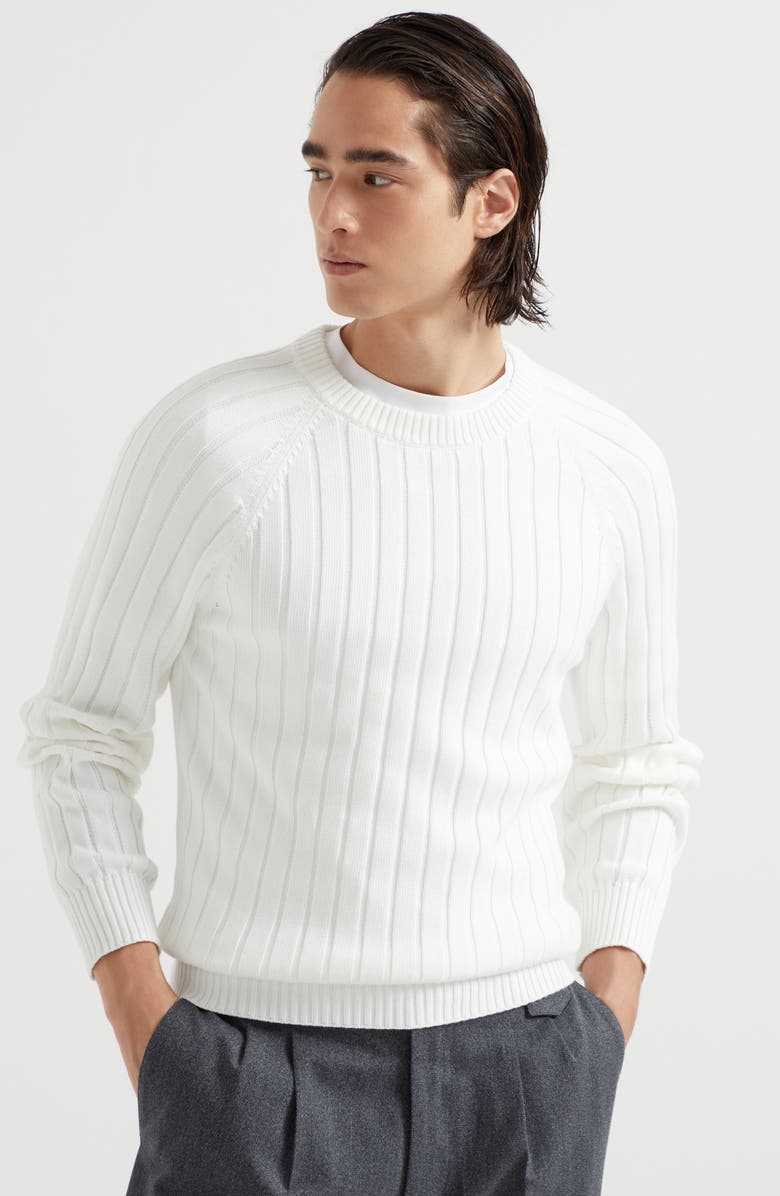 Brunello Cucinelli Cotton sweater, Alternate, color, 