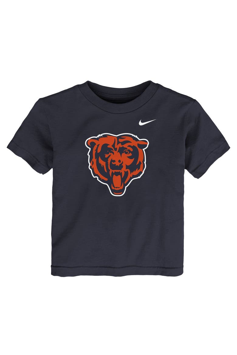 Toddler Nike Navy Chicago Bears Logo T-Shirt, Main, color, Navy