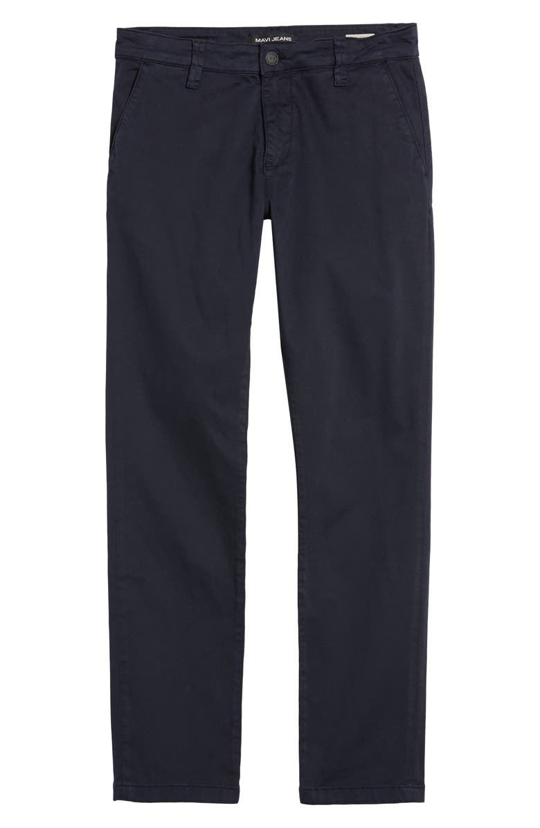 Mavi Jeans Johnny Twill Pants, Alternate, color, Dark Navy Twill