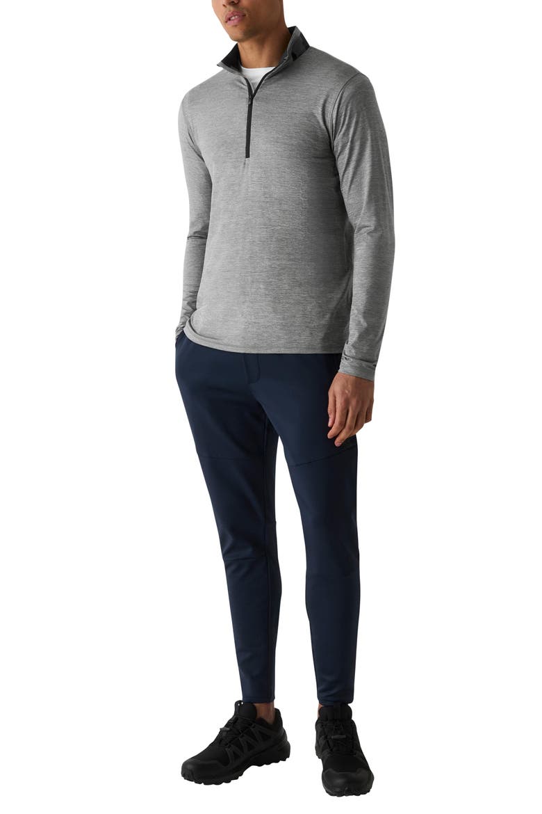 Guide Sport Quarter Zip Pullover, Alternate, color, LIGHT GREY HEATHER