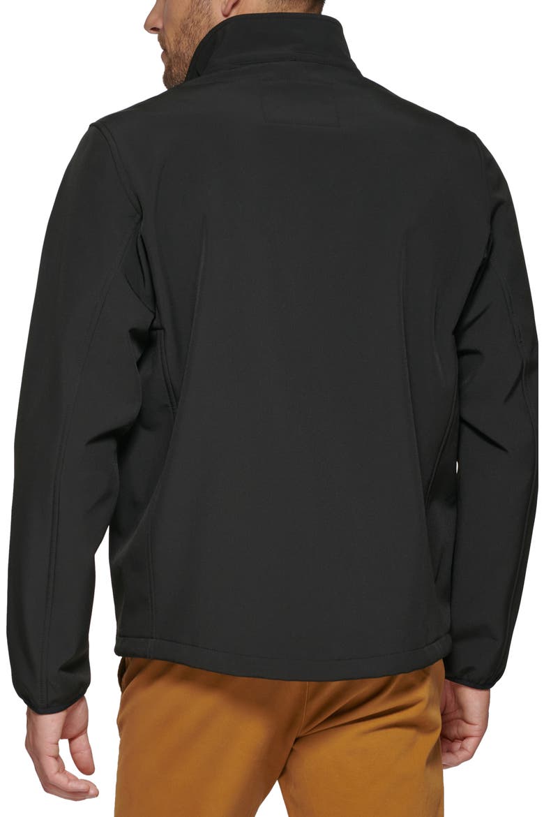Water Resistant Soft Shell Jacket, Alternate, color, BLACK