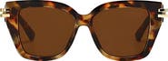 Fifth & Ninth Paige 48mm Polarized Small Geometric Sunglasses