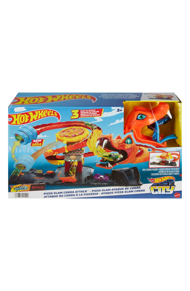 Mattel Hot Wheels<sup>®</sup> City Pizza Slam Cobra Attack Playset, Alternate, color,