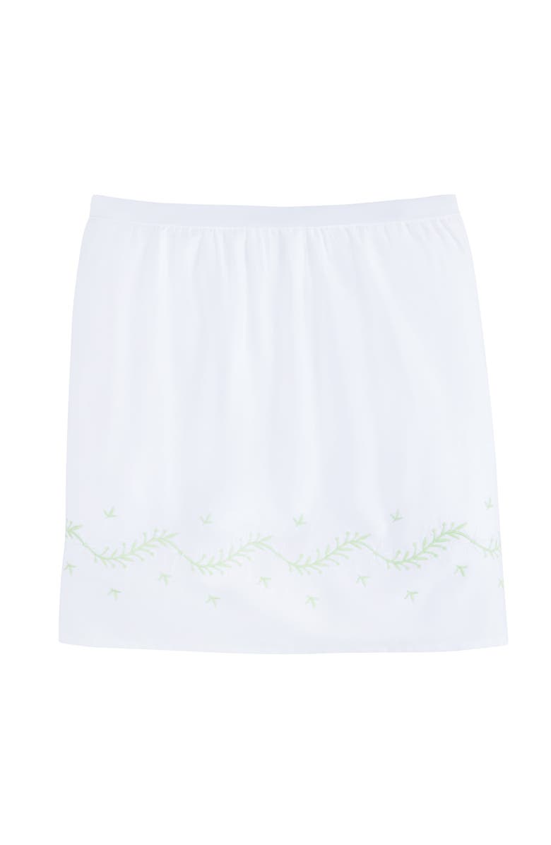 Little English Kids' Embroidered Crib Skirt, Main, color, Meadow