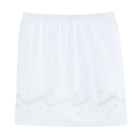 Kids' Embroidered Crib Skirt
