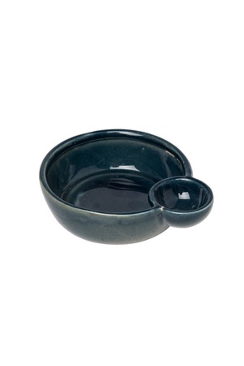 Reactive Glaze Olive Bowl, Main, color, Black