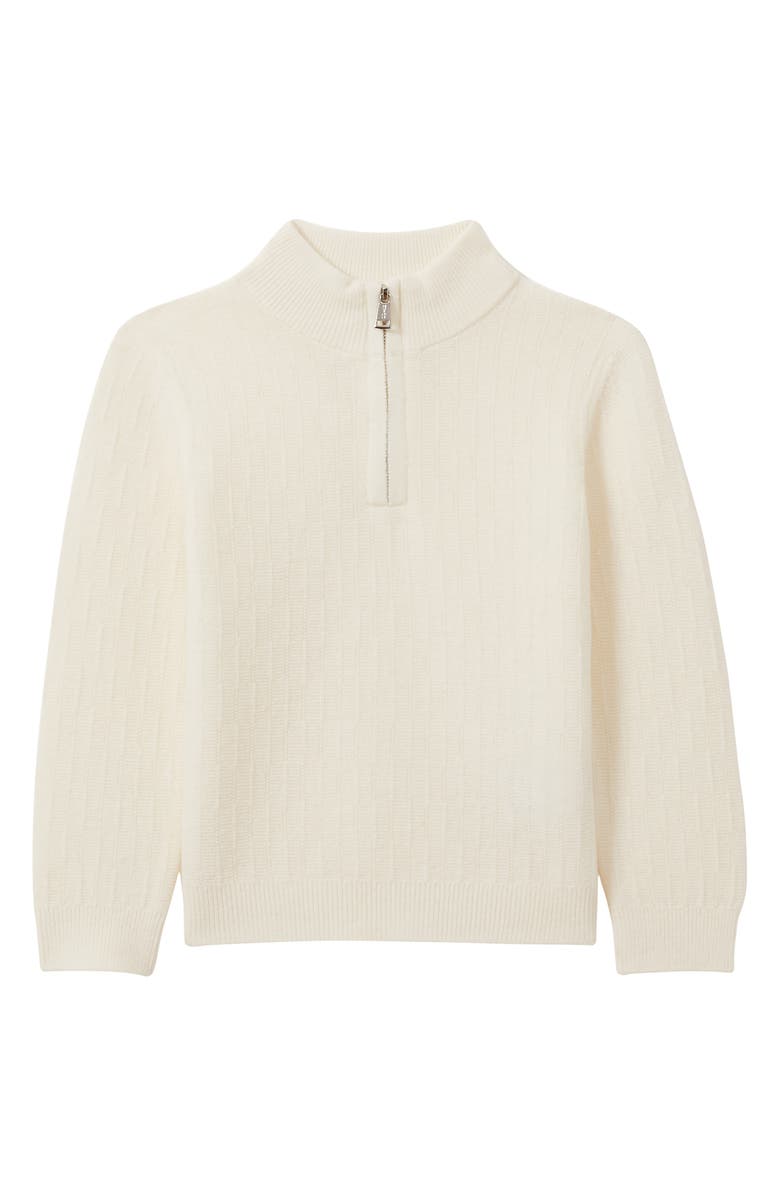 Reiss Kids' Chester Sr. Half Zip Wool Sweater, Main, color, 