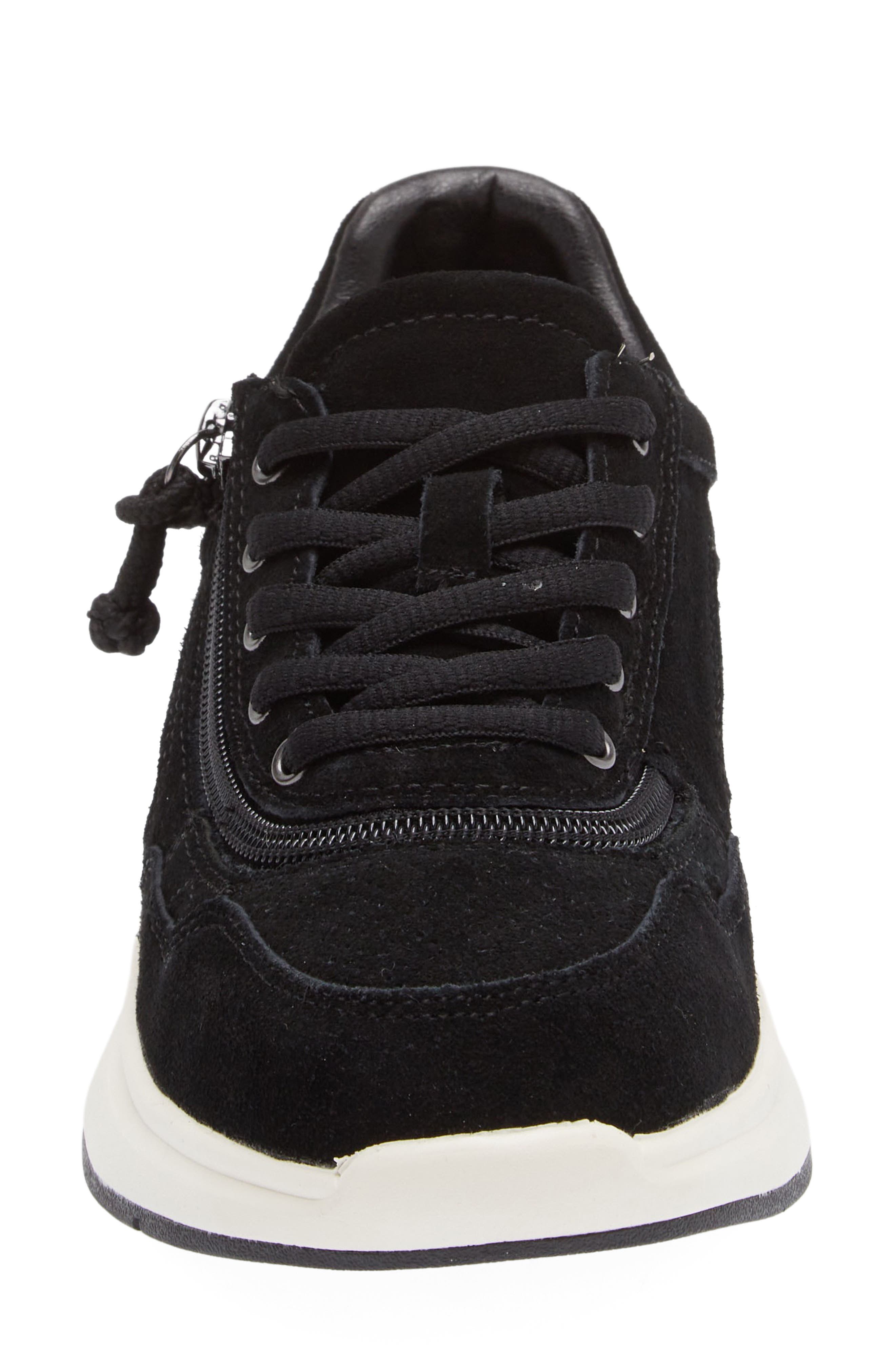 BILLY Footwear Comfort Jogger Sneaker, Alternate, color, Black Suede