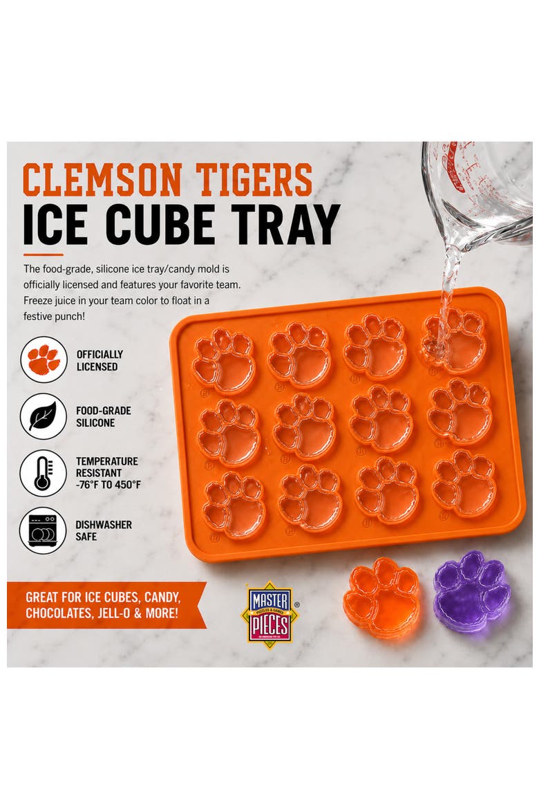 Clemson Tigers Ice Cube Tray, Alternate, color, Multicolor