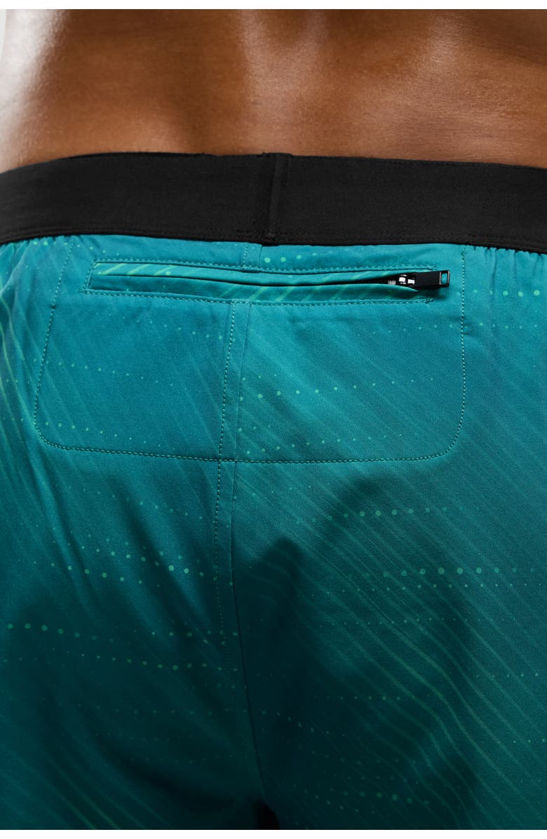 Peloton 5 In Lined Bonded Run Short, Printed, Alternate, color, Twinkling Rays