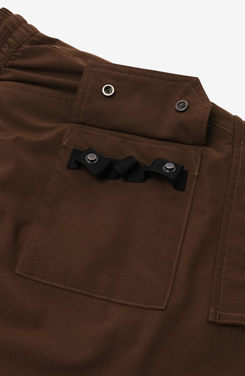 STUDENTS Wilcox Stretch Nylon Pants, Alternate, color, Brown