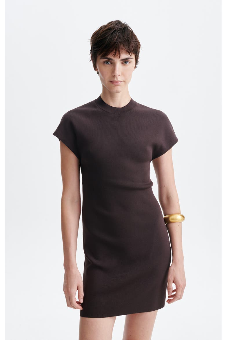 Knit Dress, Alternate, color, Brun