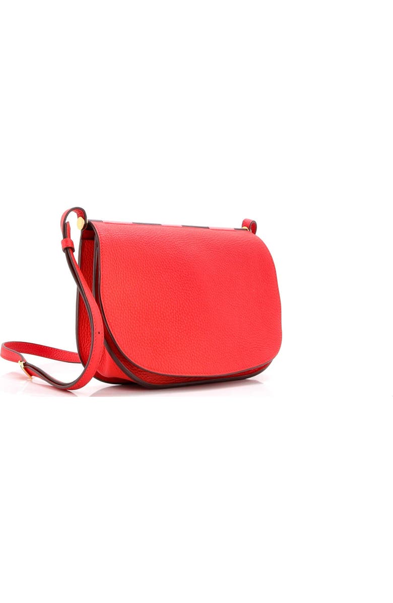 Pre-Owned Hermes Saut Bag Clemence 25, Alternate, color, Rouge De Coeur