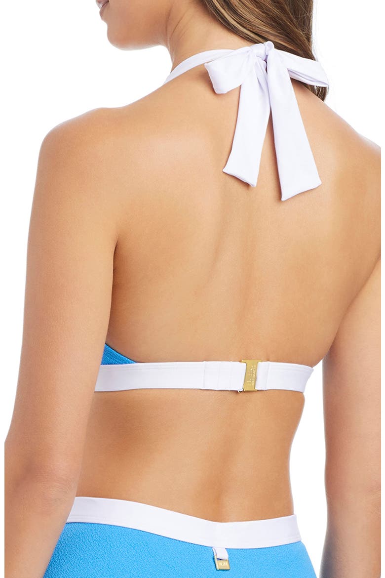 Halter Bikini Top, Alternate, color, AMALFI BLEU