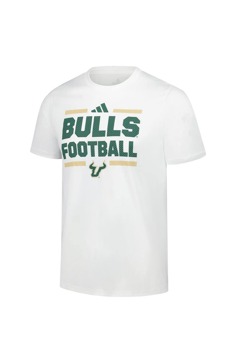 adidas Men's adidas White South Florida Bulls Football T-Shirt, Alternate, color,