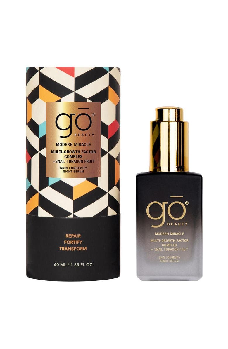 Go Beauty MODERN MIRACLE - EGF/hGF + Active Probiotic, Night Serum 1oz, Main, color, NO COLOR