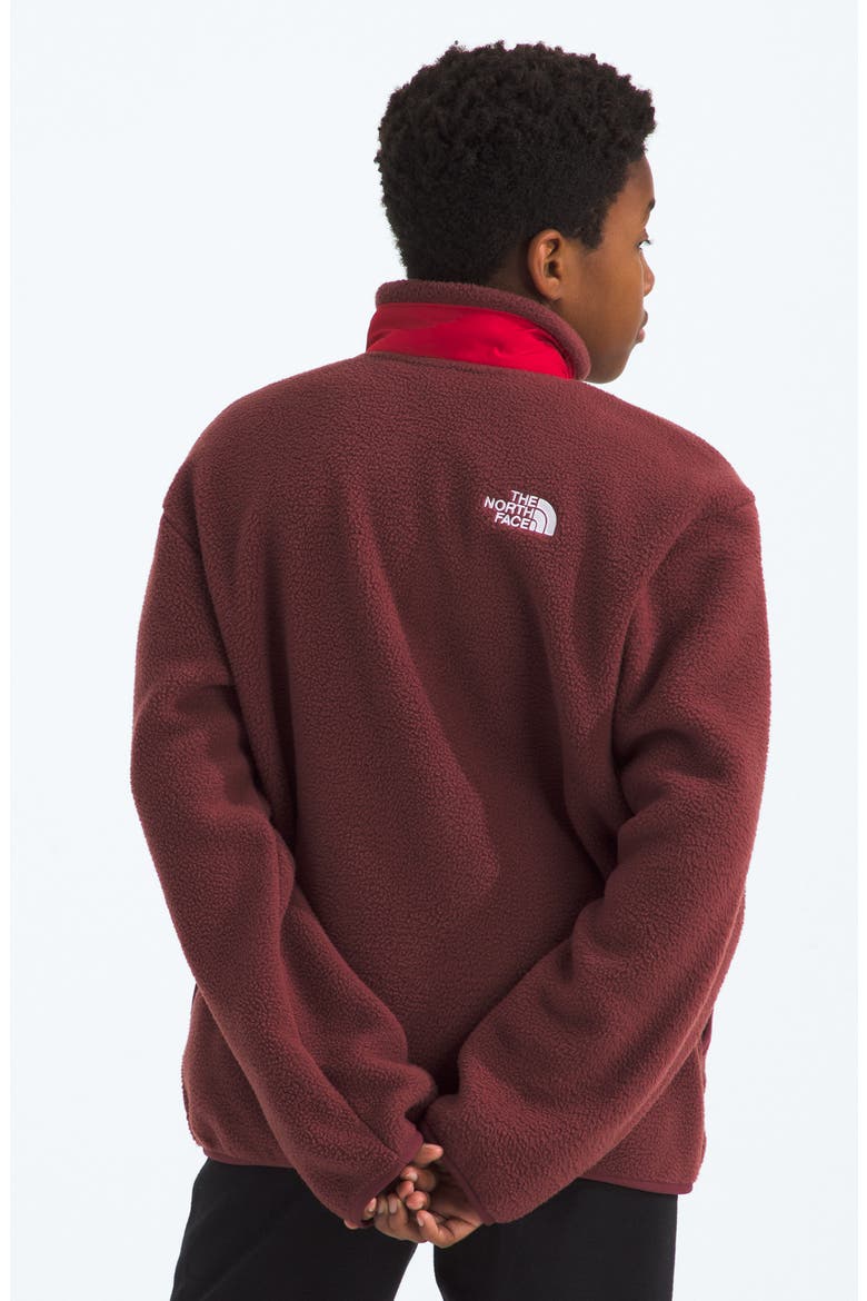 Kids' Yumiori Full Zip Fleece Jacket, Alternate, color, SUMAC/ TNF RED