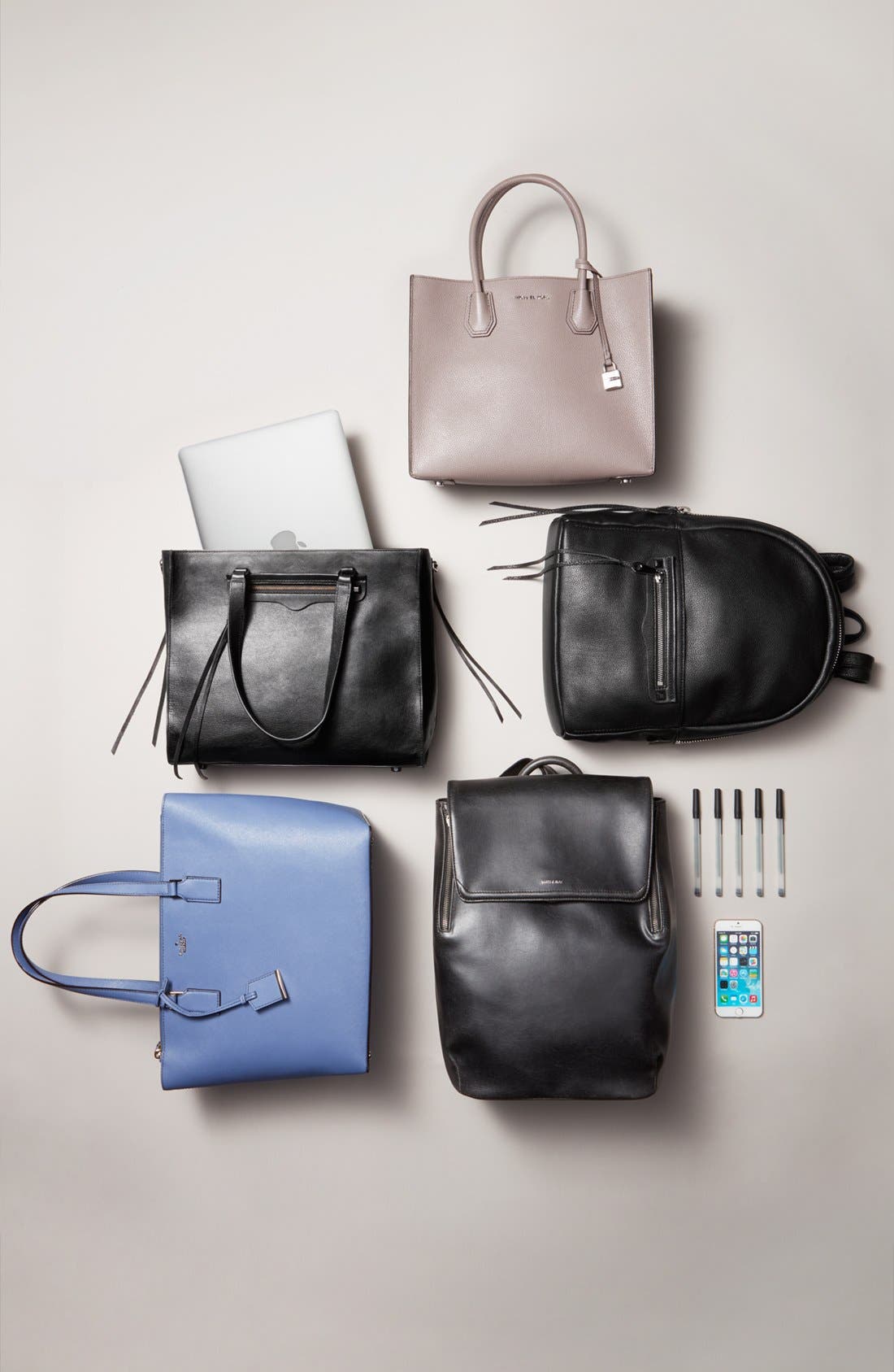 'Always On Regan' Leather Backpack, Alternate, color, BLACK/ SILVER HRDWR