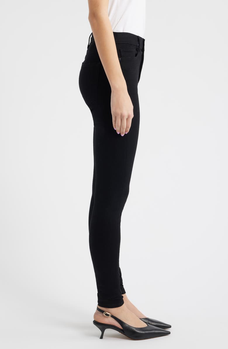 FRAME Le High Skinny Jeans, Alternate, color, Black