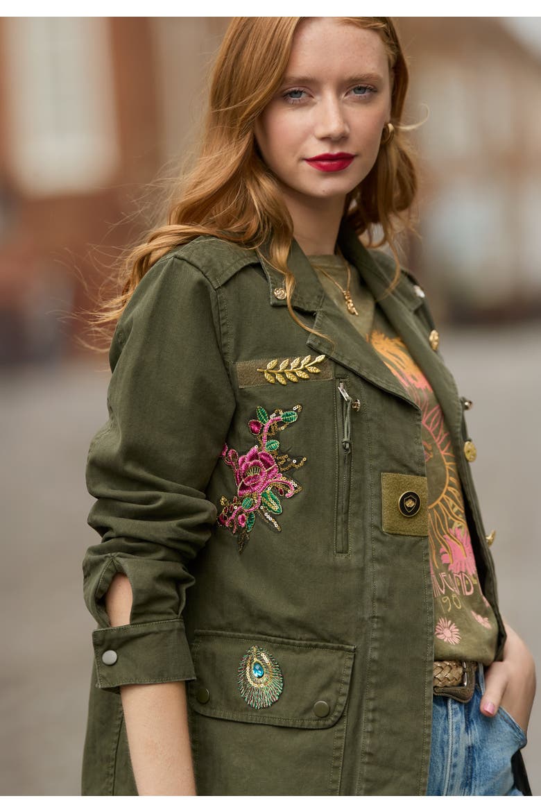 Military Cargo Jacket, Main, color, ARMY GREEN