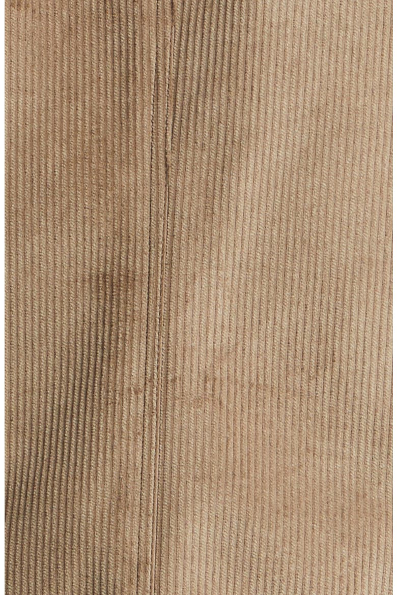 Medium Wale Cotton Stretch Corduroy Overshirt, Alternate, color, CREAM