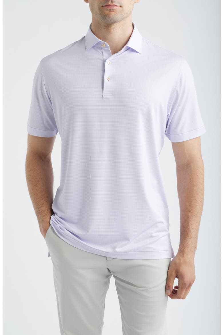 Parker Performance Jersey Golf Polo, Main, color, GARDEN VIOLET