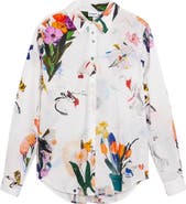 Desigual Floral Print Woven Shirt