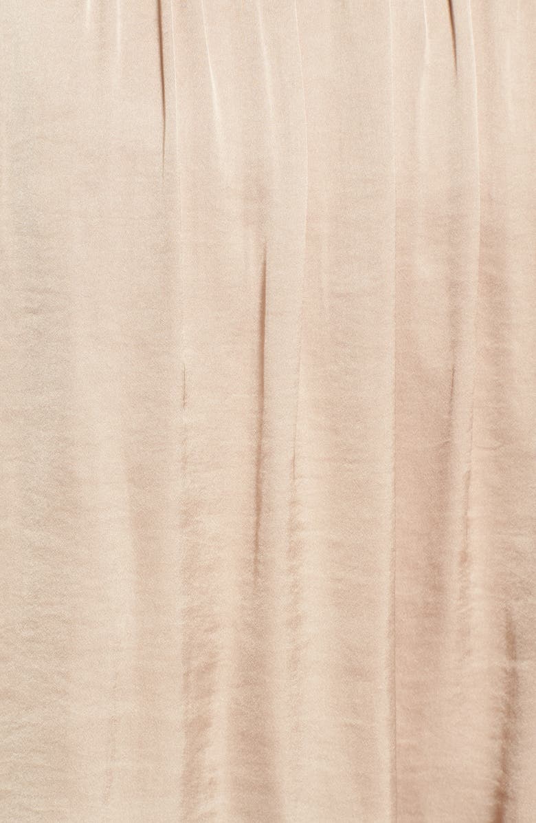 Leith Gathered Satin Off-the-Shoulder Top, Alternate, color,