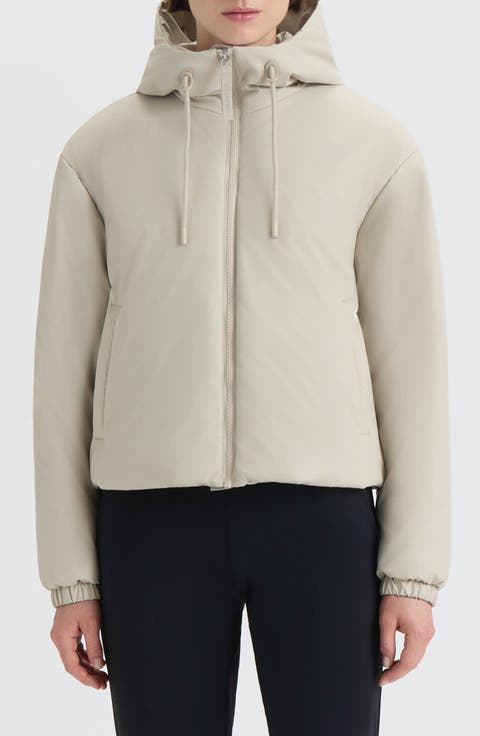 Leah Faux Leather Puffer Jacket